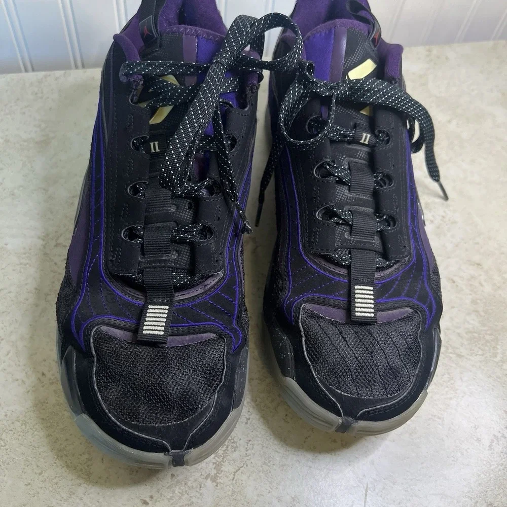 Jordan Luka 2 Cave Purple Sneaker Men Size 9 DX8733-001 Black Pitch Violet Kicks